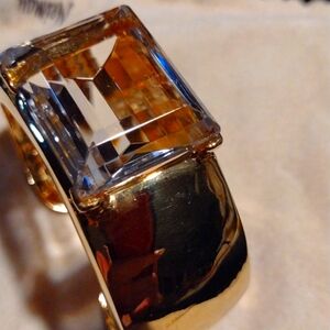 Kenneth Jay Lane bracelet with hinge